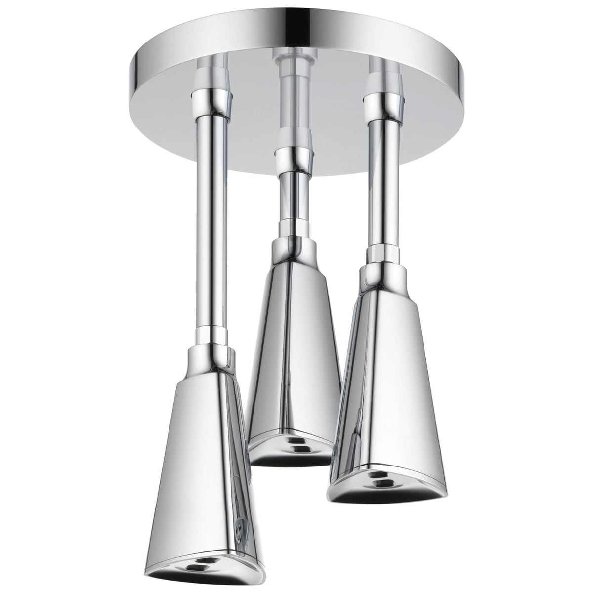 DELTA® 57140 Pendant Raincan Shower Head, Zura™, 2 gpm, 1 Sprays, Ceiling Mount, Import