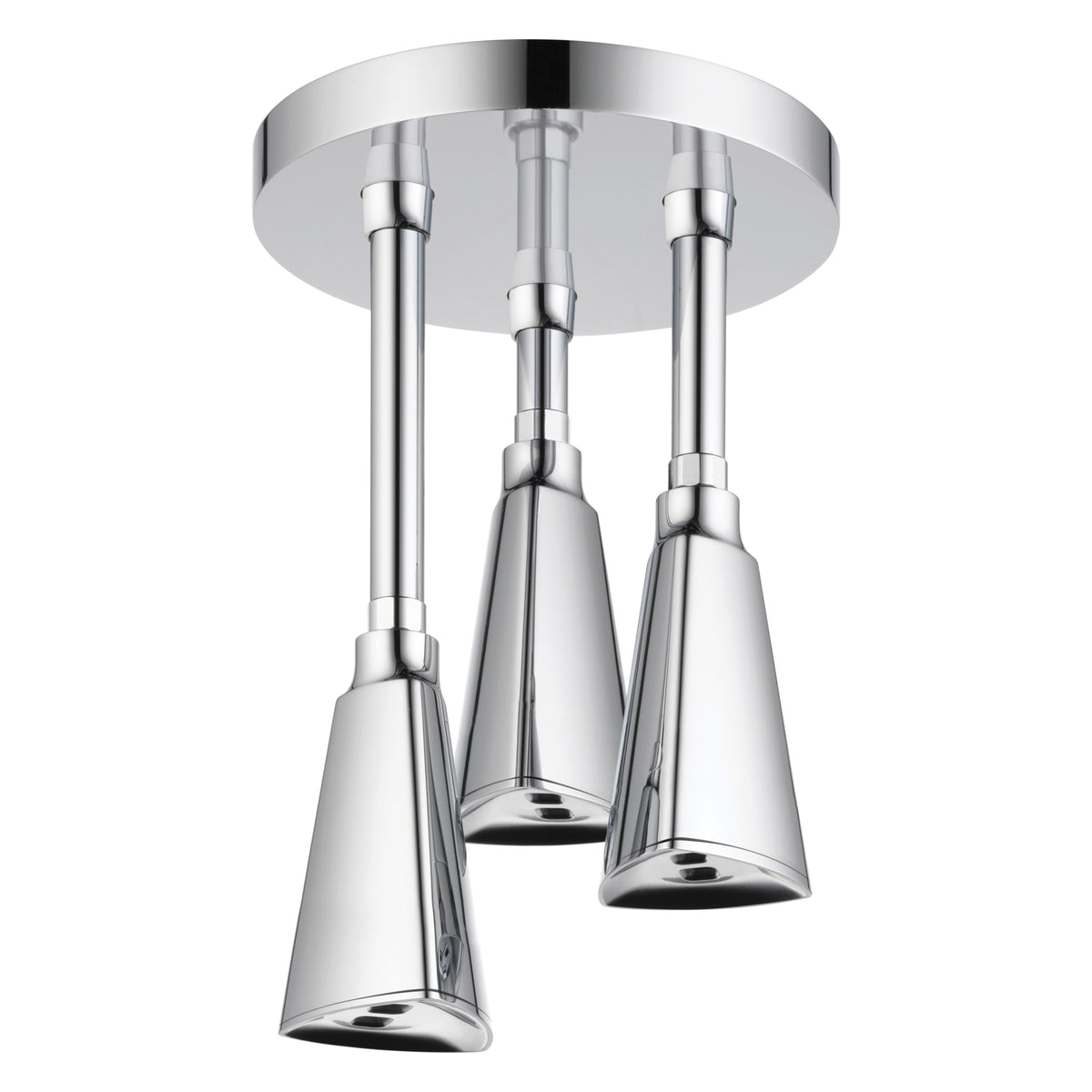 DELTA® Zura® Pendant Raincan Shower Head, 2.5 gpm Flow Rate, 1 Spray, Ceiling Mount, 3-3/16 in Head, Import