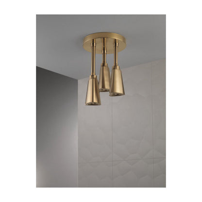 DELTA® 57140 Universal Pendant Raincan Shower Head With LED Light, DELTA® Universal Pendant Raincan Shower Head With LED Light, 2.5 gpm Maximum, 1 Spray, Flush Mount, Import