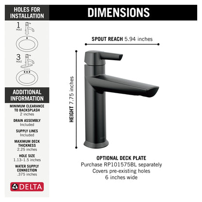 Galeon - Bathroom Faucet - 3/8"