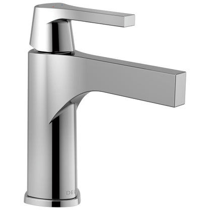 DELTA® Zura™ Bathroom Faucet, 1.2 gpm Flow Rate, 4-11/16 in H Spout, 1 Handles, 3 Faucet Holes, Function: Traditional