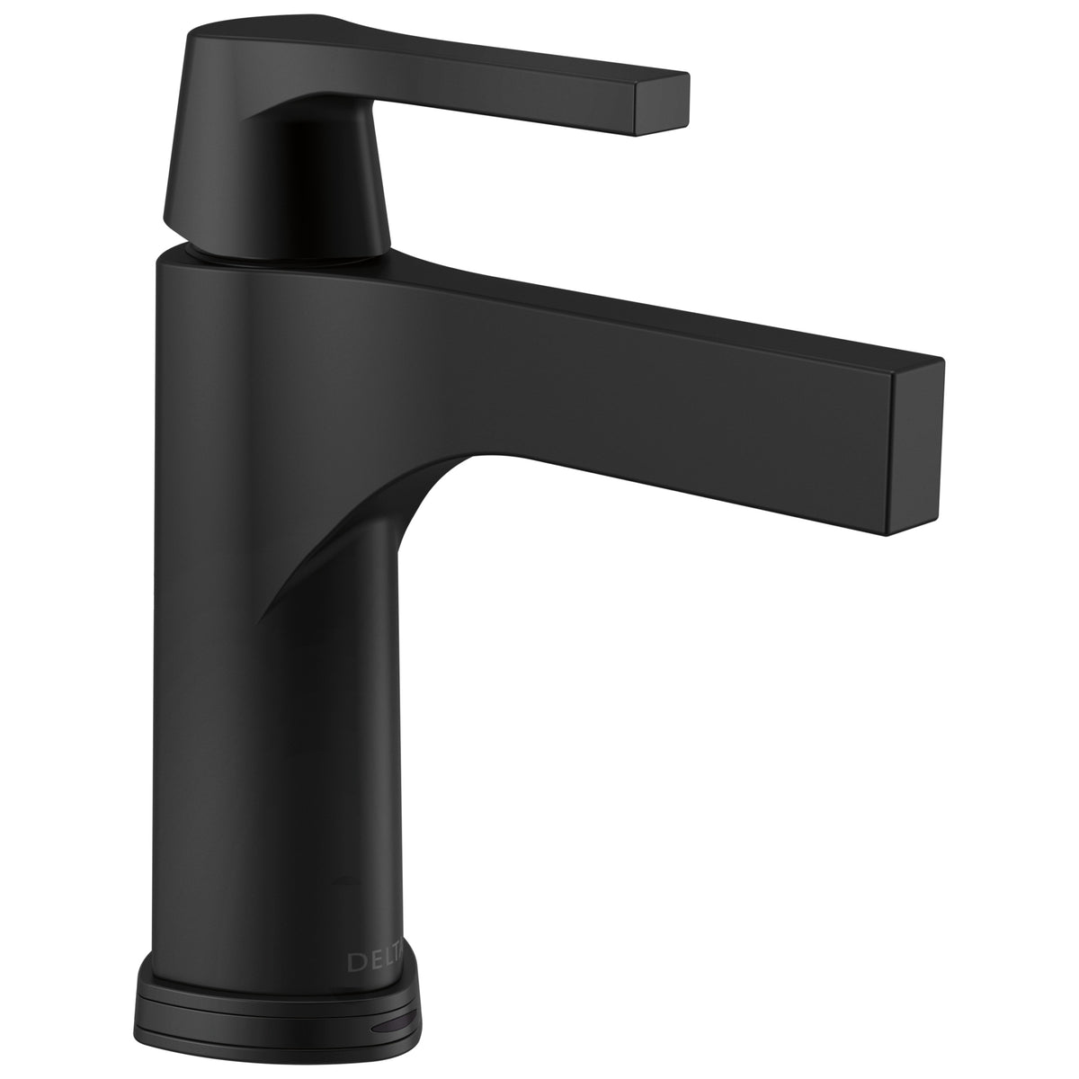 DELTA® Zura™ Bathroom Faucet, 1.2 gpm Flow Rate, 5-3/16 in H Spout, 1 Handles, Polypropylene Pop-Up Drain, Function: Traditional