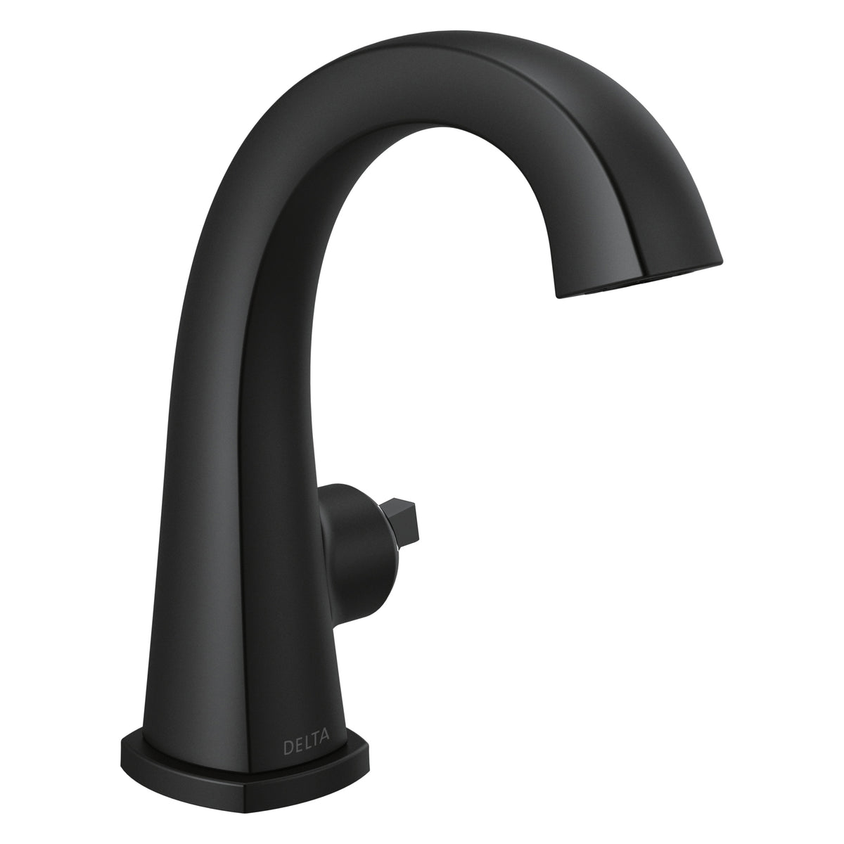 DELTA® Stryke™ Bathroom Faucet, 1.2 gpm at 60 psi Flow Rate, 5-1/2 in H Spout, 1 Handle, Metal Pop-Up Drain, 1 Faucet Hole