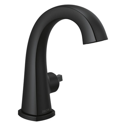 DELTA® Stryke™ Bathroom Faucet, 1.2 gpm at 60 psi Flow Rate, 5-1/2 in H Spout, 1 Handle, Metal Pop-Up Drain, 1 Faucet Hole