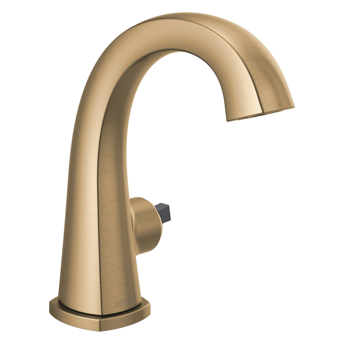 DELTA® Stryke™ Bathroom Faucet, 1.2 gpm at 60 psi Flow Rate, 5-1/2 in H Spout, 1 Handle, Metal Pop-Up Drain, 1 Faucet Hole