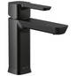 Modern - Single Handle Bathroom Faucet - 3/8" - Deck Mount