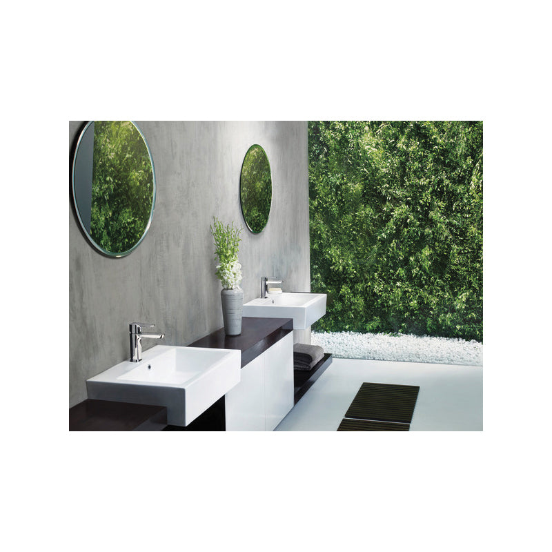 Modern - Single Handle Bathroom Faucet - 3/8" - Deck Mount