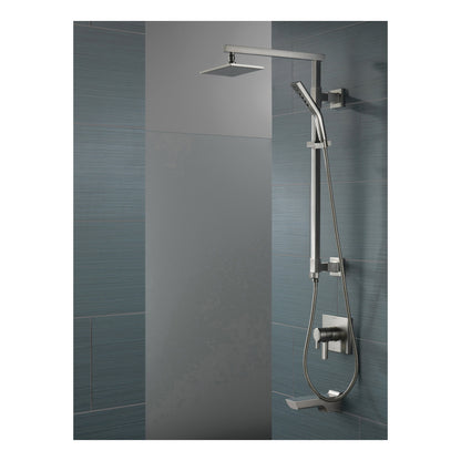 Emerge - Angular Shower Column - Wall Installation