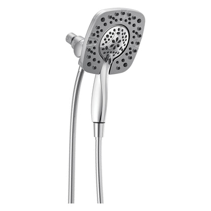 DELTA® 58498 In2ition® 2-in-1 Shower Head and Hand Shower Combo, DELTA® In2ition® 2-in-1 Shower Head and Hand Shower Combo, 1.75 gpm Flow Rate, 60 to 82 in Hose