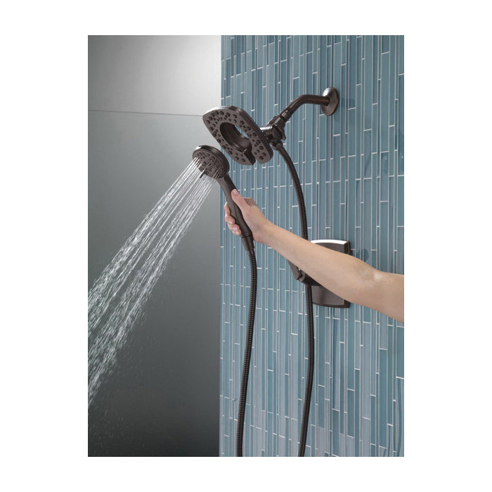 DELTA® 58498 In2ition® 2-in-1 Shower Head and Hand Shower Combo, DELTA® In2ition® 2-in-1 Shower Head and Hand Shower Combo, 1.75 gpm Flow Rate, 60 to 82 in Hose