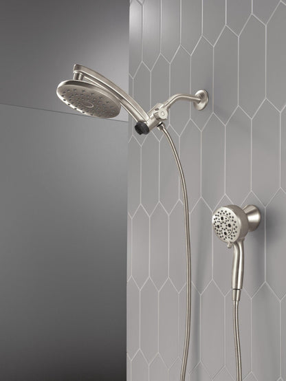 Pivotpro - Faucet Shower - 6 Sprays - Lumicoat Stainless