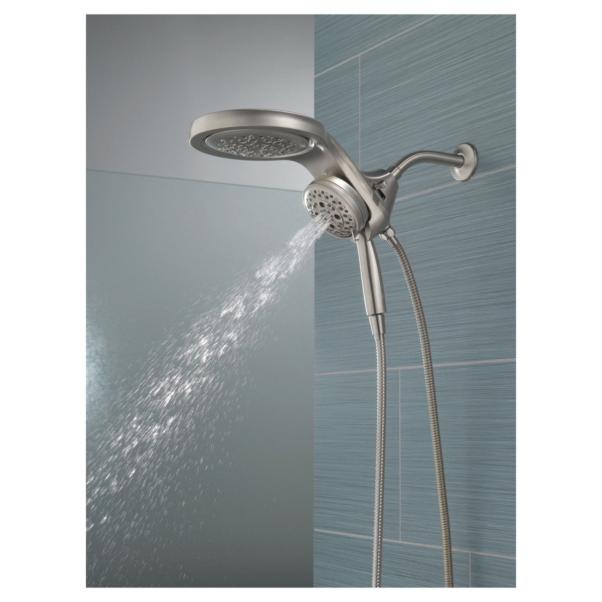 Hydrorain - 2-in-1 Shower Head and Hand Shower Combo
