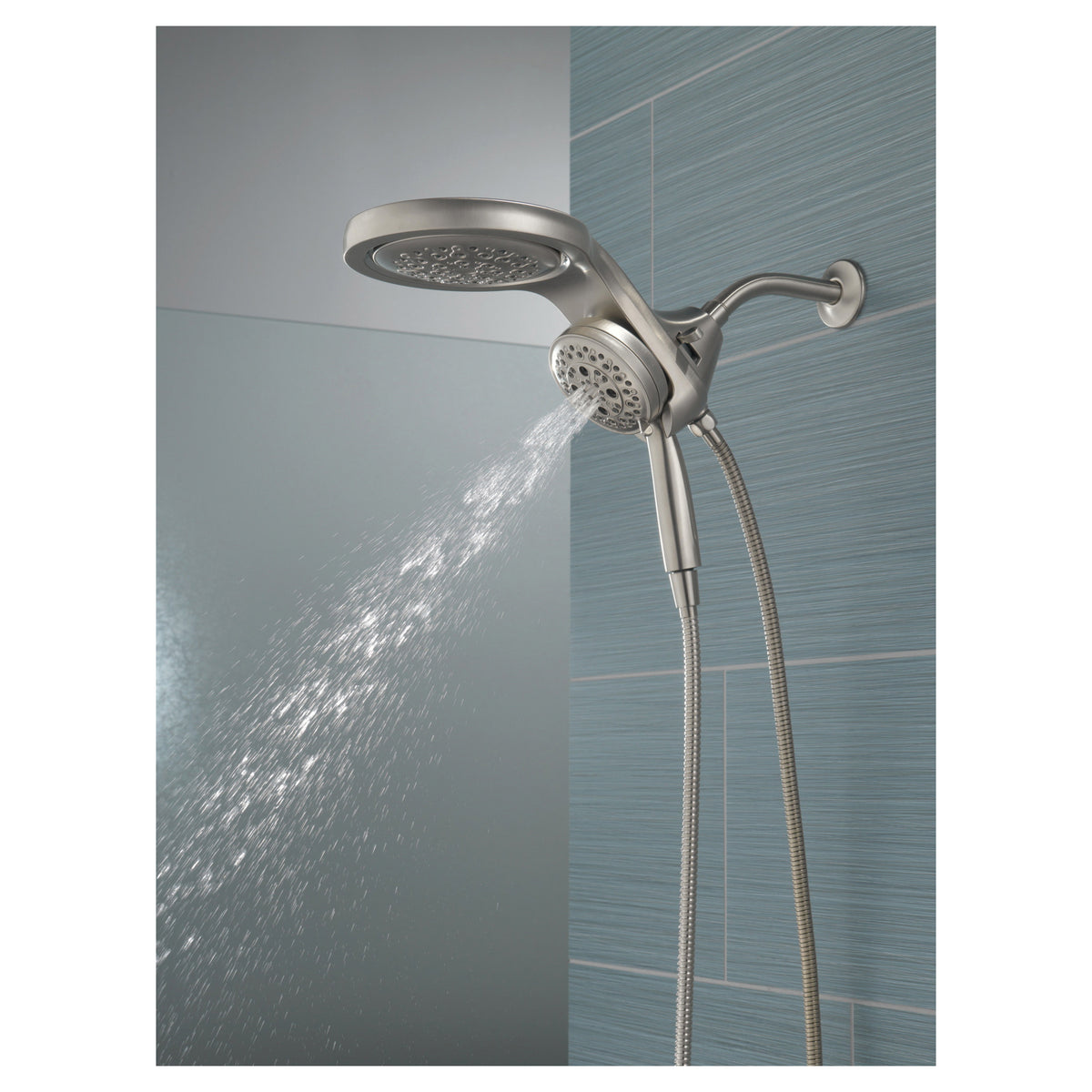 Hydrorain - 2-in-1 Shower Head and Hand Shower Combo