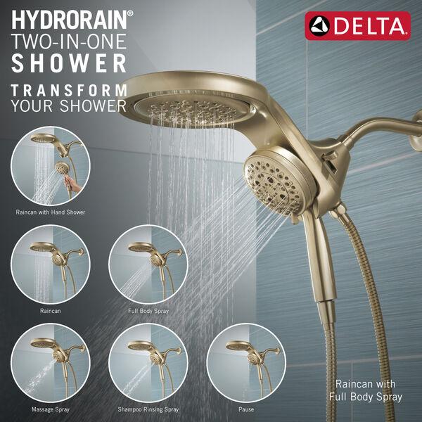 Hydrorain - 2-in-1 Shower Head and Hand Shower Combo