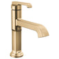 DELTA® 589-CZ-PR-LPU-DST Tetra™ Single Handle Bathroom Faucet, 1.2 gpm Flow Rate, 1 Handles, Pop-Up Drain, 1 Faucet Holes, Lumicoat Champagne Bronze, Lavatory Function