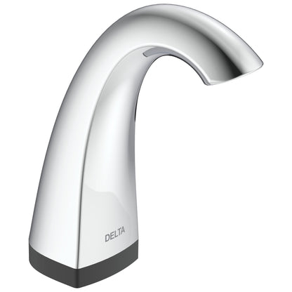 DELTA® Teck® Lavatory Faucet Trim, Commercial, 6 in H Spout, 1 Faucet Hole, Polished Chrome, Function: Touchless