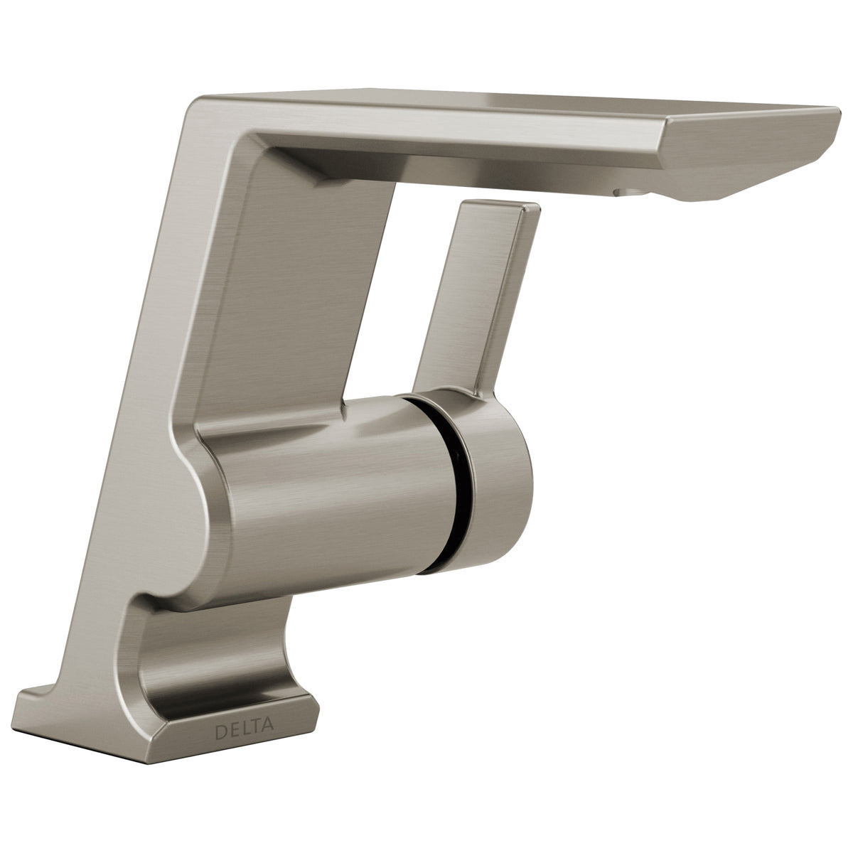 DELTA® Pivotal™ Lavatory Faucet, 1.2 gpm Flow Rate, 5-1/2 in H Spout, 1 Handles, 1 Faucet Holes, Function: Traditional