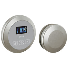 DELTA® 5CH-250R-SS-PR Round Steam Shower Control, Digital Display, Lumicoat Stainless, Domestic