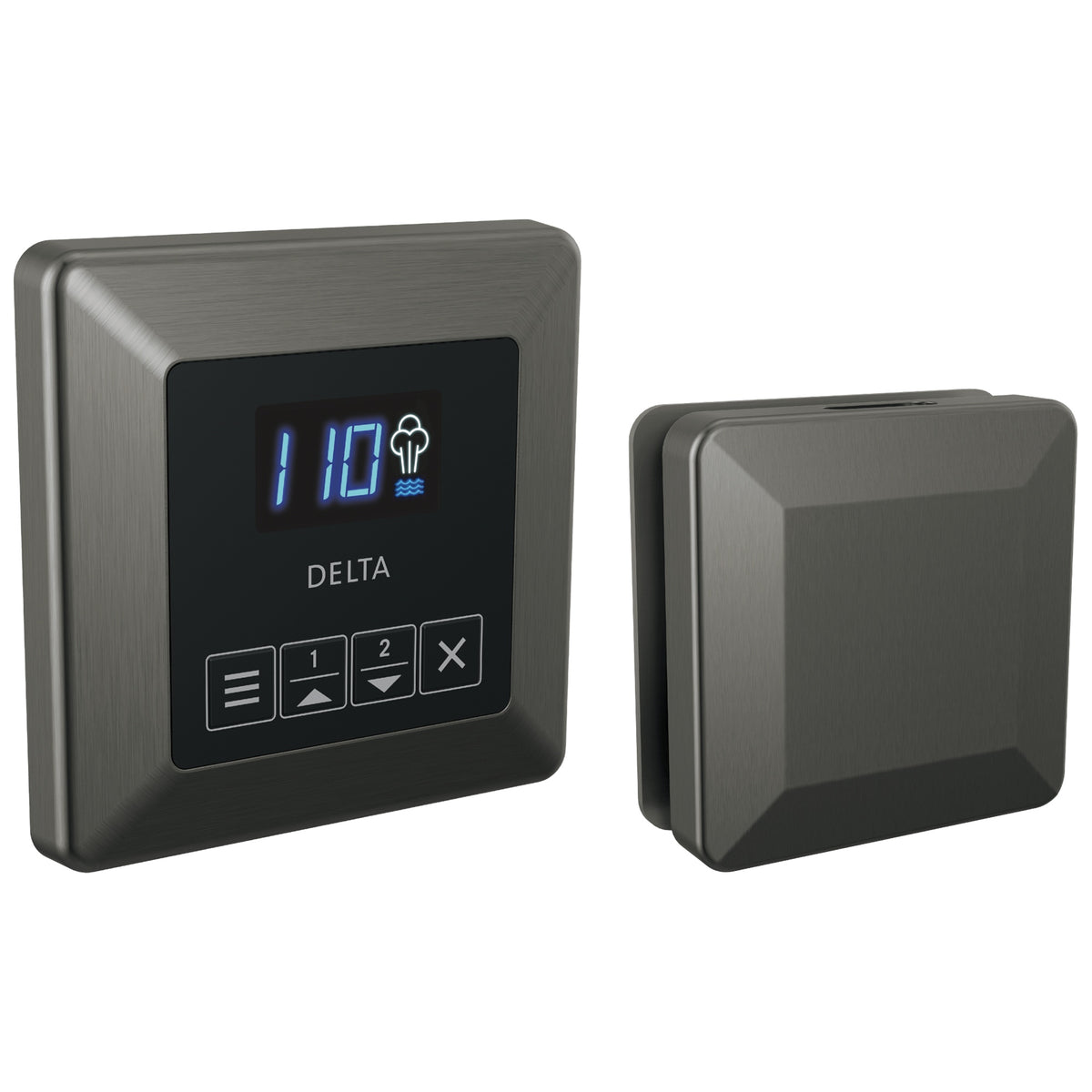 Square Steam Shower Control - Digital Display - Surface