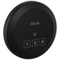 Round Steam Shower Control - Matte Black