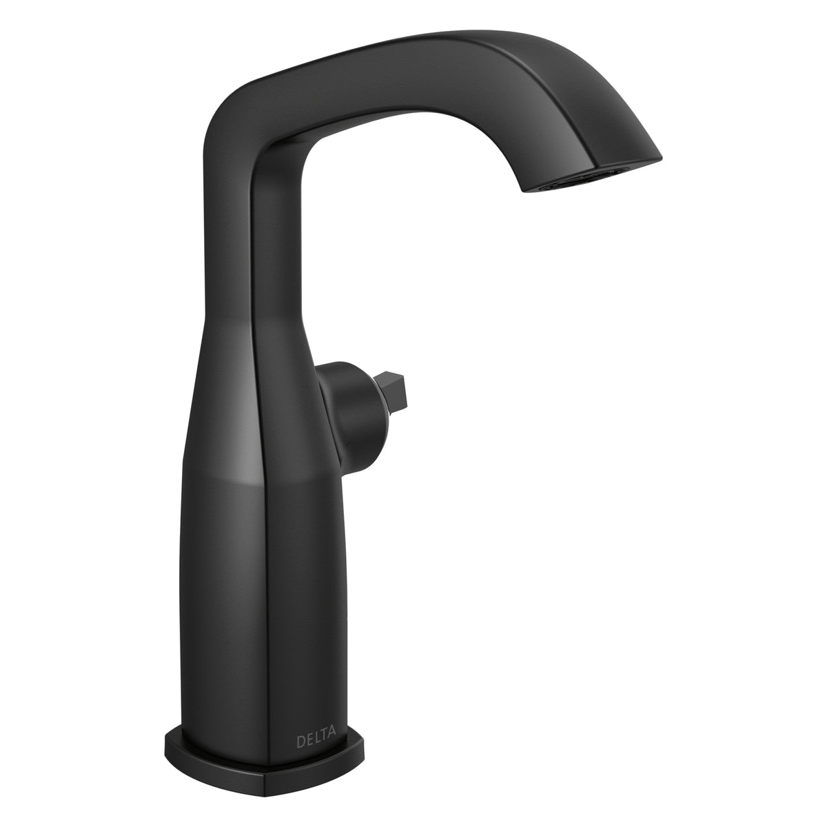 DELTA® Stryke™ Mid-Height Riser Bathroom Faucet, 1.2 gpm Flow Rate, 7-9/16 in H Spout, 1 Faucet Holes