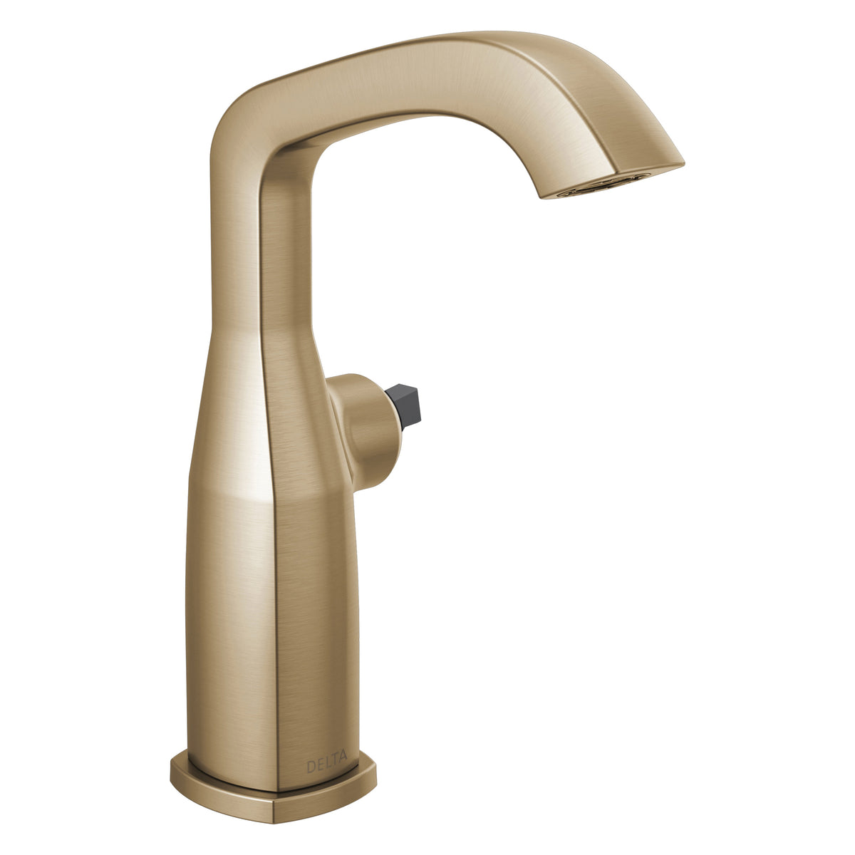 DELTA® Stryke™ Mid-Height Riser Bathroom Faucet, 1.2 gpm Flow Rate, 7-9/16 in H Spout, 1 Faucet Holes