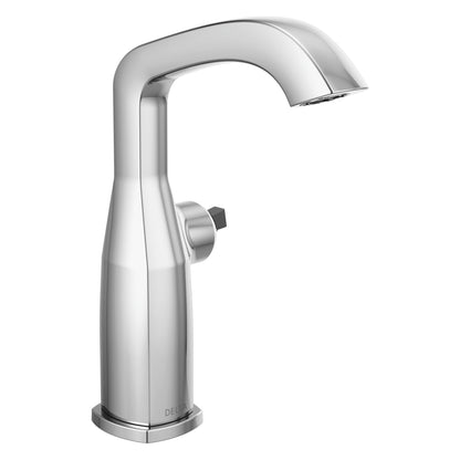 DELTA® Stryke™ Mid-Height Riser Bathroom Faucet, 1.2 gpm Flow Rate, 7-9/16 in H Spout, 1 Faucet Holes