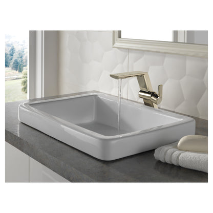 Pivotal - Mid-Height Vessel Bathroom Faucet - Deck Mount