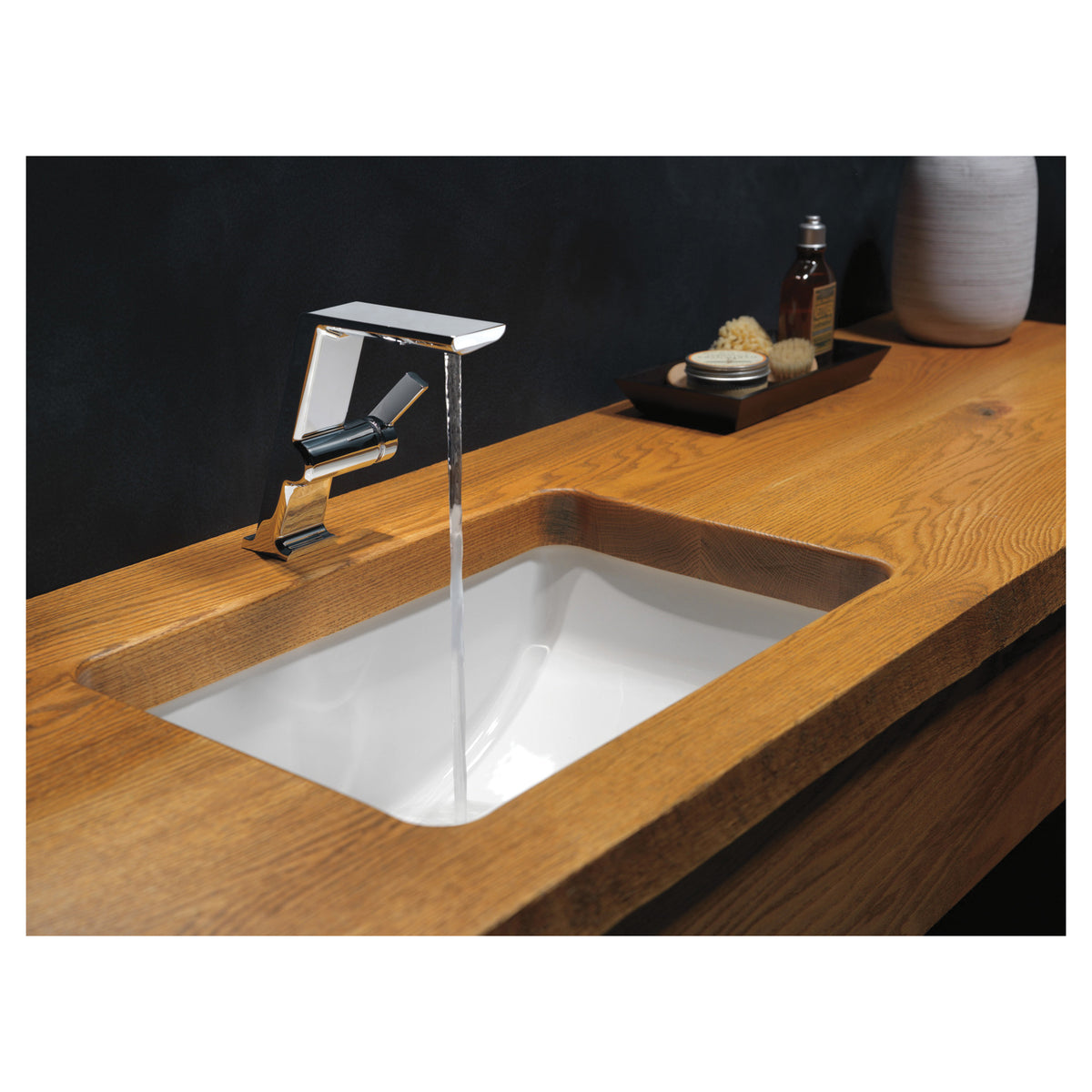Pivotal - Mid-Height Vessel Bathroom Faucet - Deck Mount