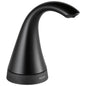 Transitional Electronic Soap Dispenser - Matte Black - Brass