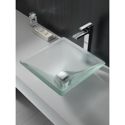 DELTA® Square Push Pop-Up Assembly, Metal, Import