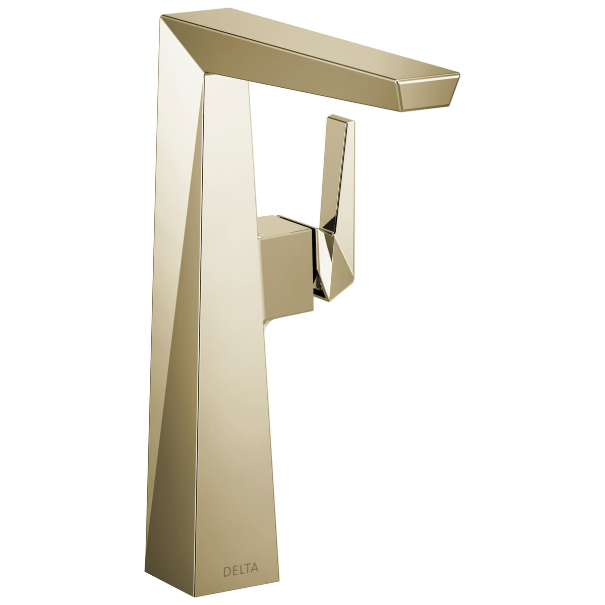 DELTA® Trillian™ Vessel Bathroom Faucet, 6-1/4 in Spout, 9-3/4 in H Spout, 1 Handle, Domestic