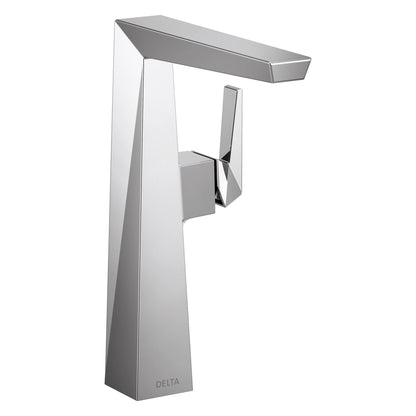DELTA® Trillian™ Vessel Bathroom Faucet, 6-1/4 in Spout, 9-3/4 in H Spout, 1 Handle, Domestic