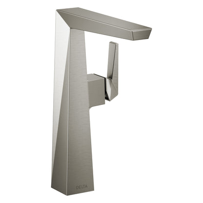 DELTA® Trillian™ Vessel Bathroom Faucet, 6-1/4 in Spout, 9-3/4 in H Spout, 1 Handle, Domestic