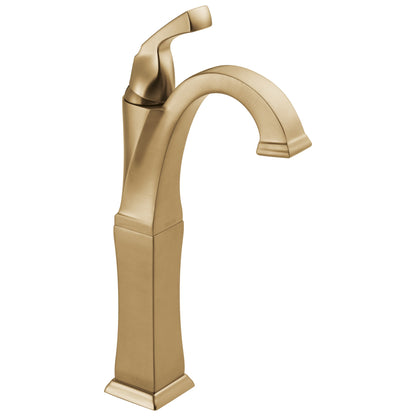 DELTA® Dryden™ Vessel Lavatory Faucet, Commercial, 1.2 gpm Flow Rate, 8-7/8 in H Spout, 1 Handles, 1 Faucet Holes, Function: Traditional