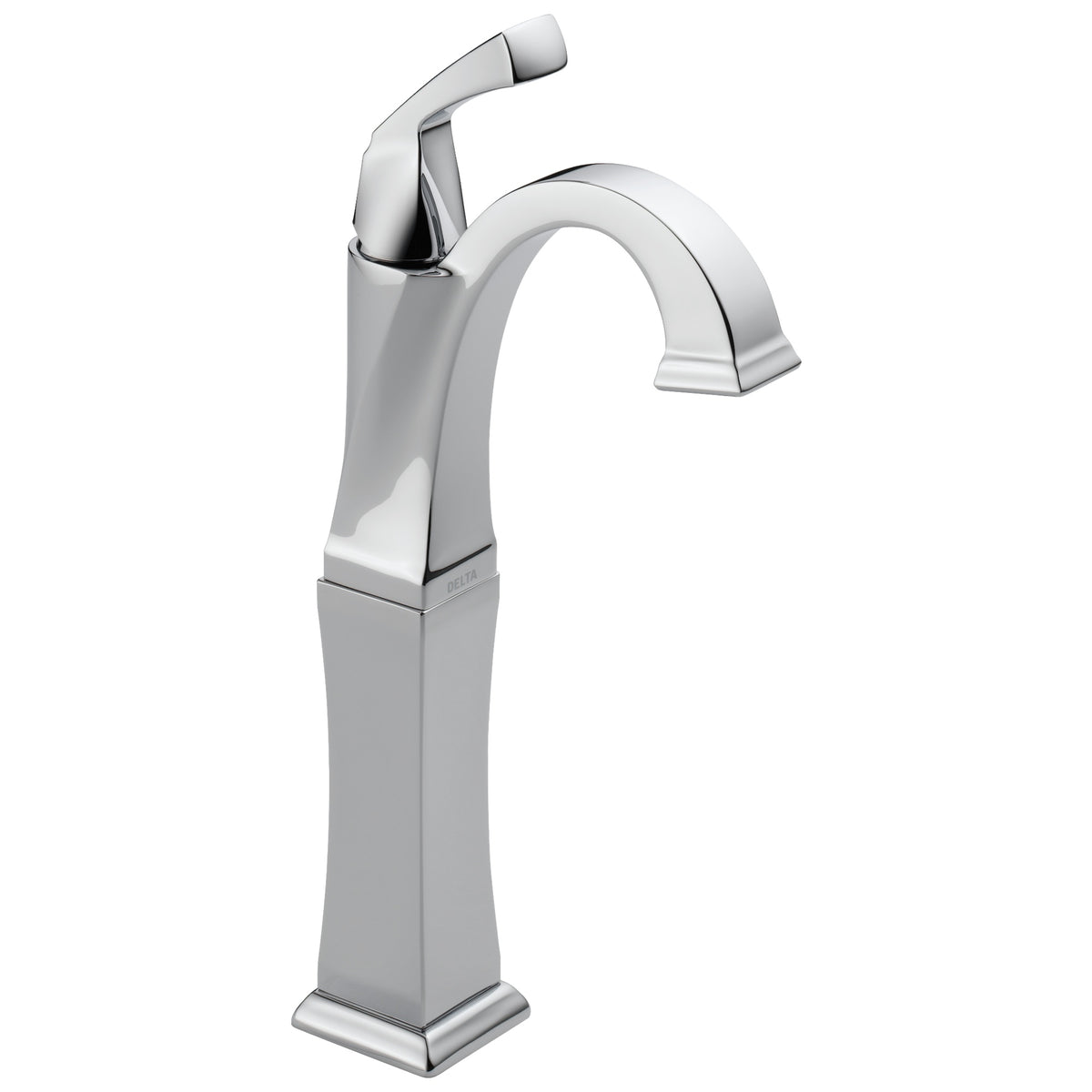 DELTA® Dryden™ Vessel Lavatory Faucet, Commercial, 1.2 gpm Flow Rate, 8-7/8 in H Spout, 1 Handles, 1 Faucet Holes, Function: Traditional