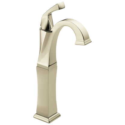 DELTA® Dryden™ Vessel Lavatory Faucet, Commercial, 1.2 gpm Flow Rate, 8-7/8 in H Spout, 1 Handles, 1 Faucet Holes, Function: Traditional