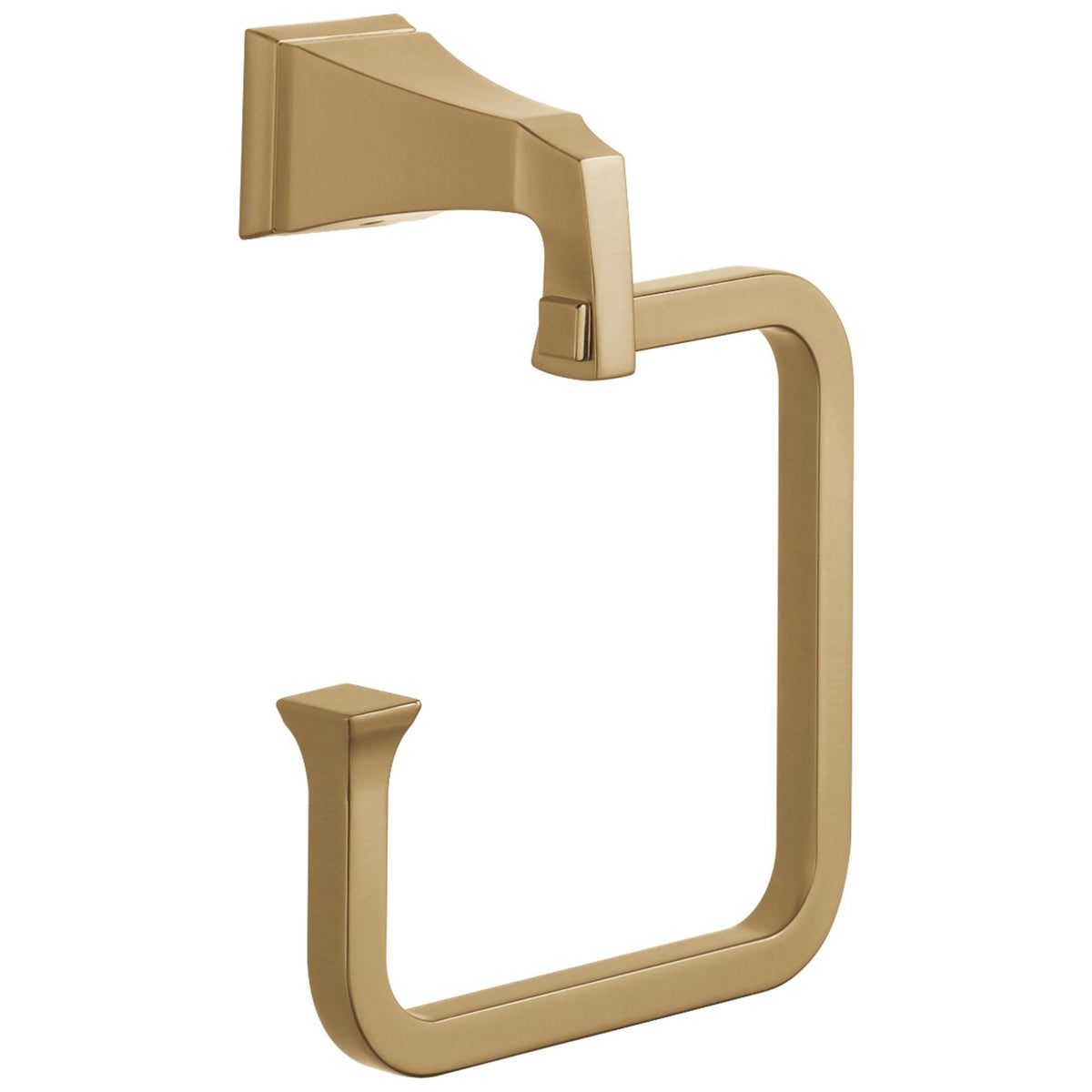 DELTA® Dryden™ Towel Ring, 6 in Ring, 3-1/2 in OAD x 7-3/4 in OAH, Brass, Import