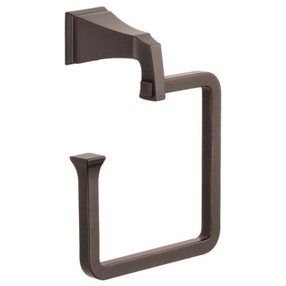 DELTA® Dryden™ Towel Ring, 6 in Ring, 3-1/2 in OAD x 7-3/4 in OAH, Brass, Import