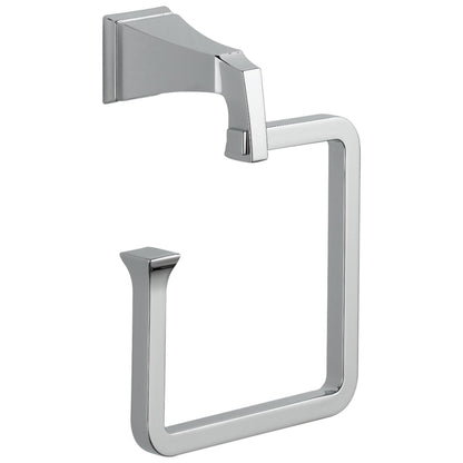 DELTA® Dryden™ Towel Ring, 6 in Ring, 3-1/2 in OAD x 7-3/4 in OAH, Brass, Import