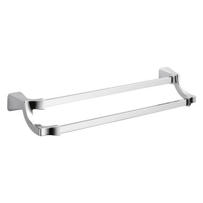 DELTA® Tesla® Double Towel Bar, 24 in L Bar, 6 in OAD x 4 in OAH, Metal, Import