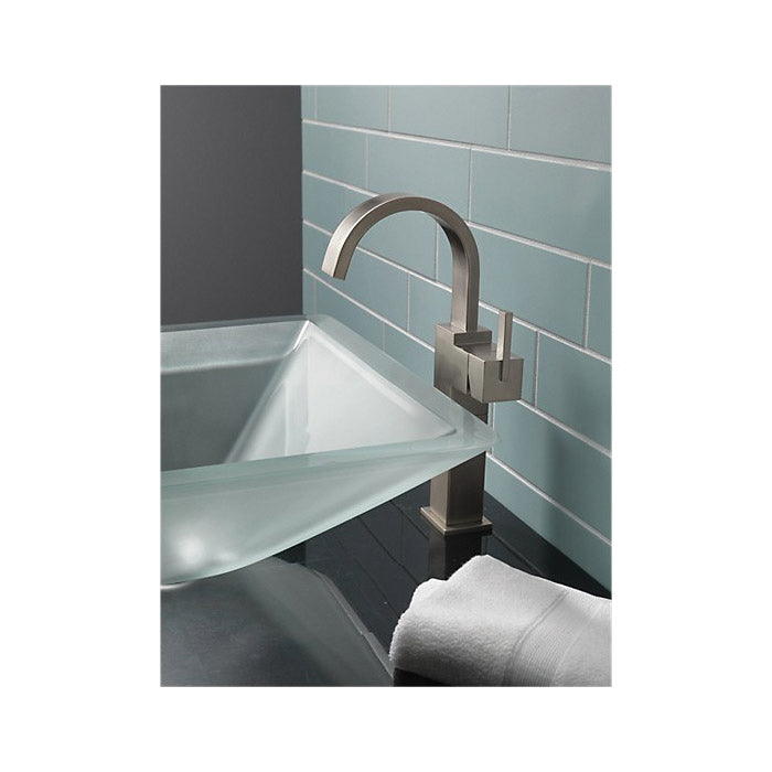 Vero - Vessel Bathroom Faucet - Stainless Steel - Deck Mount