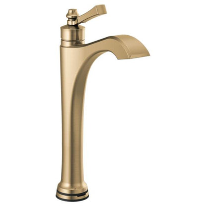 DELTA® Dorval™ Vessel Bathroom Faucet, Commercial/Residential, 1.2 gpm Flow Rate, 9-13/16 in H Spout, 1 Handle, 1 Faucet Hole, Function: Touchless