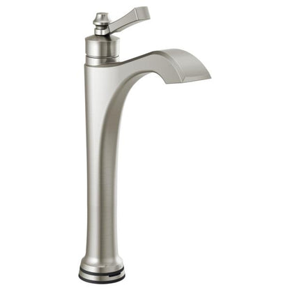 DELTA® Dorval™ Vessel Bathroom Faucet, Commercial/Residential, 1.2 gpm Flow Rate, 9-13/16 in H Spout, 1 Handle, 1 Faucet Hole, Function: Touchless