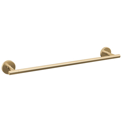 DELTA® Trinsic® Towel Bar, 18 in L Bar, 3-5/16 in OAD x 1-1/8 in OAH, Brass, Import