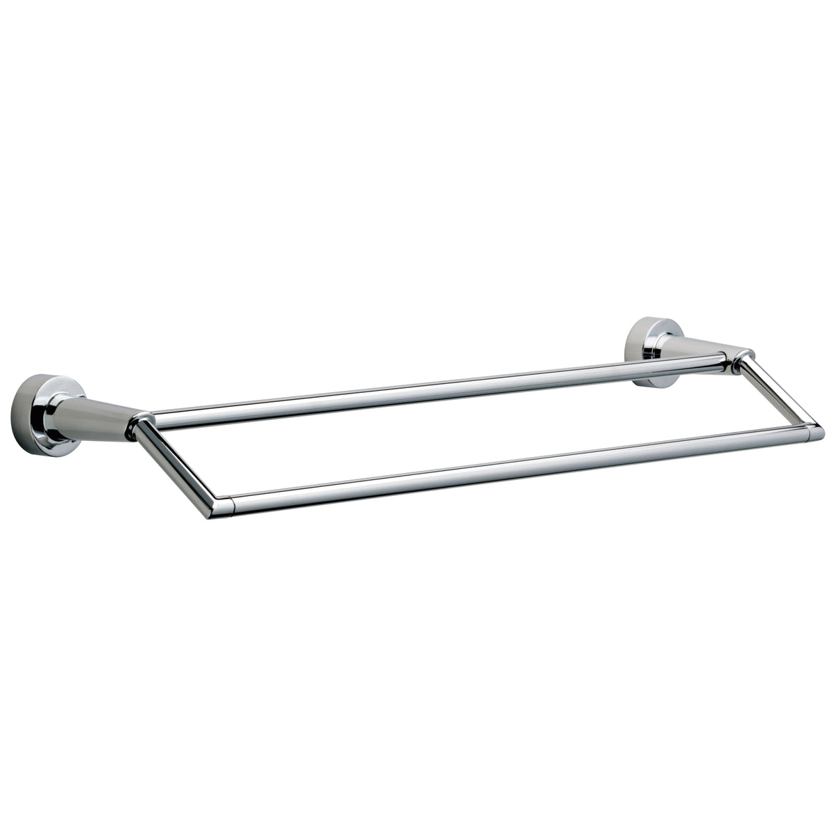 DELTA® Compel® Double Towel Bar, 24 in L Bar, 6-3/8 in OAD x 4 in OAH, Brass, Import