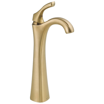 DELTA® Addison™ Vessel Lavatory Faucet, Commercial, 1.2 gpm Flow Rate, 10 in H Spout, 1 Handles, 1 Faucet Holes, Function: Traditional