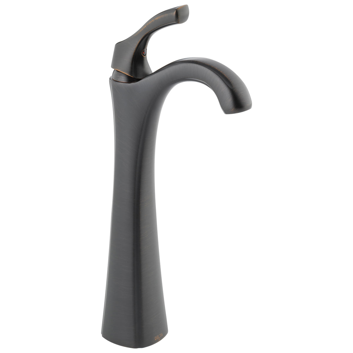 DELTA® Addison™ Vessel Lavatory Faucet, Commercial, 1.2 gpm Flow Rate, 10 in H Spout, 1 Handles, 1 Faucet Holes, Function: Traditional