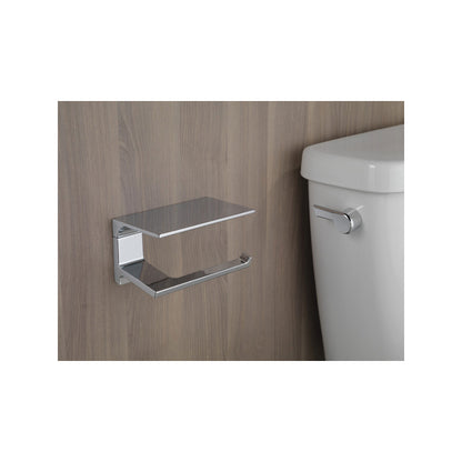 Pivotal - Tissue Holder with Shelf - 3-1/2" H - Wall Mount