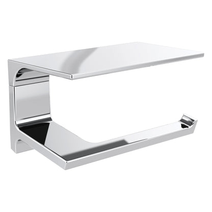 Pivotal - Tissue Holder with Shelf - 3-1/2" H - Wall Mount